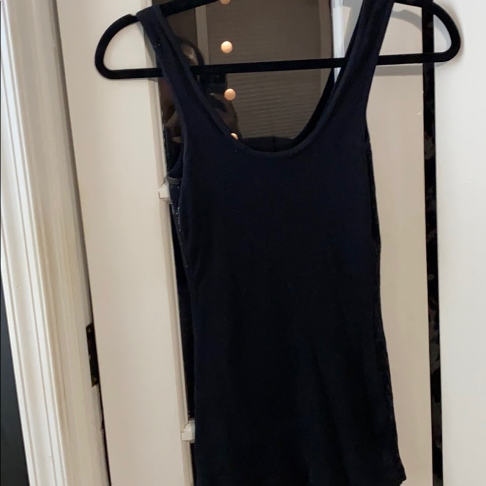 Express black sequence tank top - Picture 3 of 4